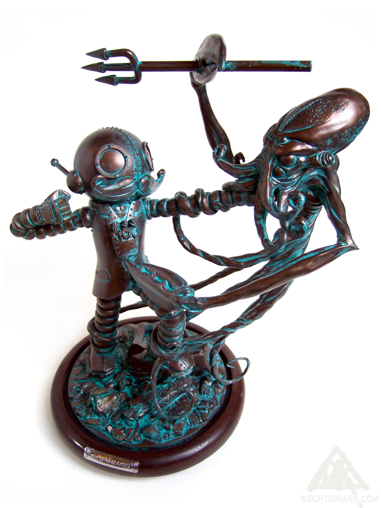 Aethergalactic mechtorian sculpture by Doktor A.