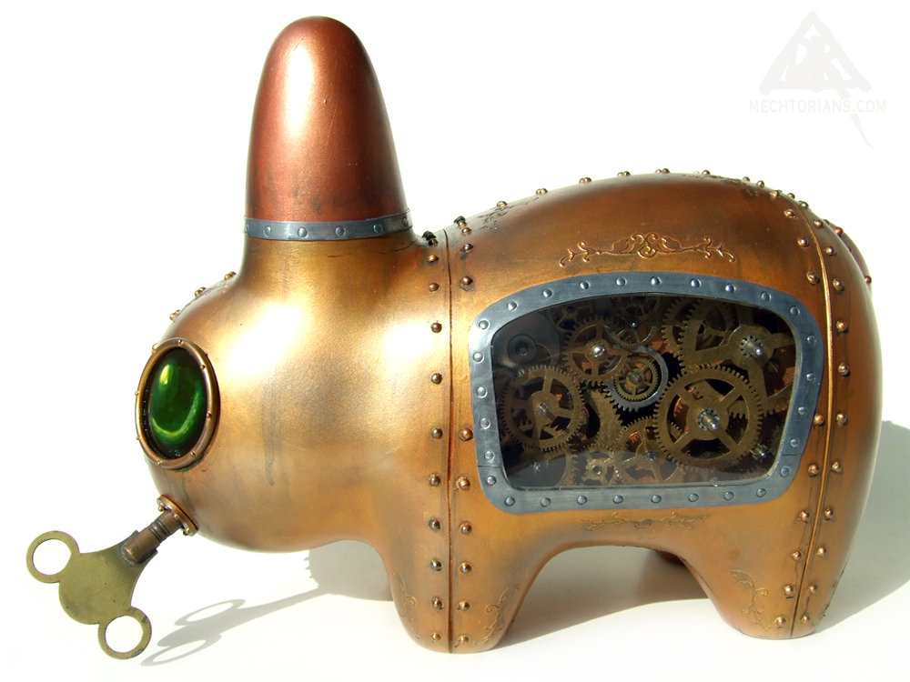 Clockwork Labbit custom toy by Doktor A.