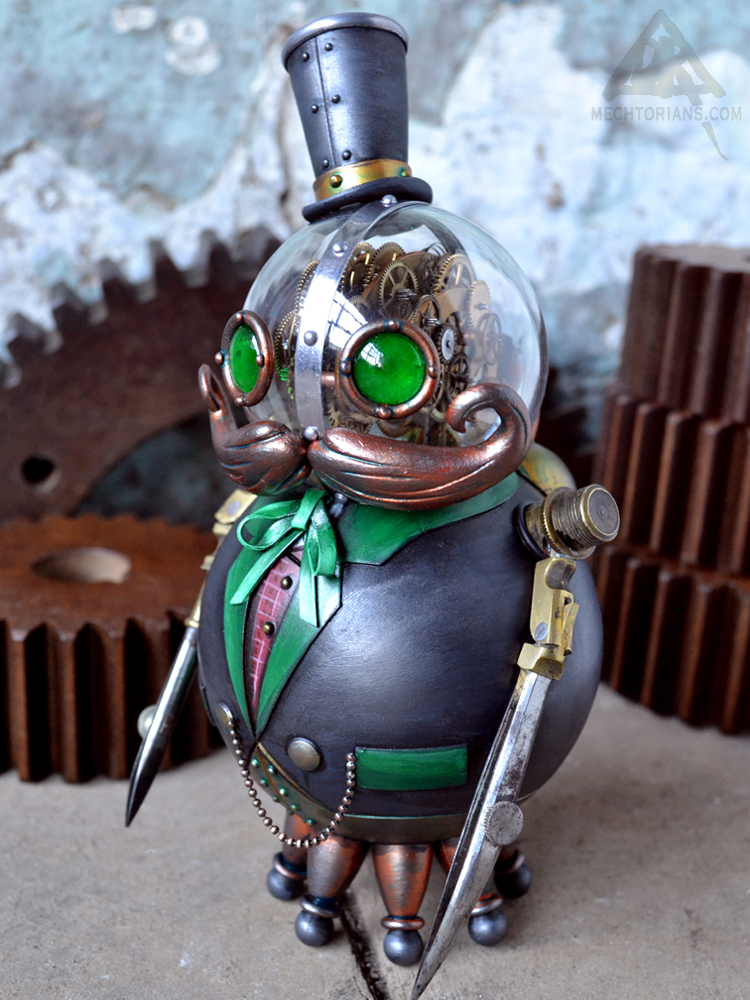 Phineaus Grock Mechtorian figure by Doktor A.