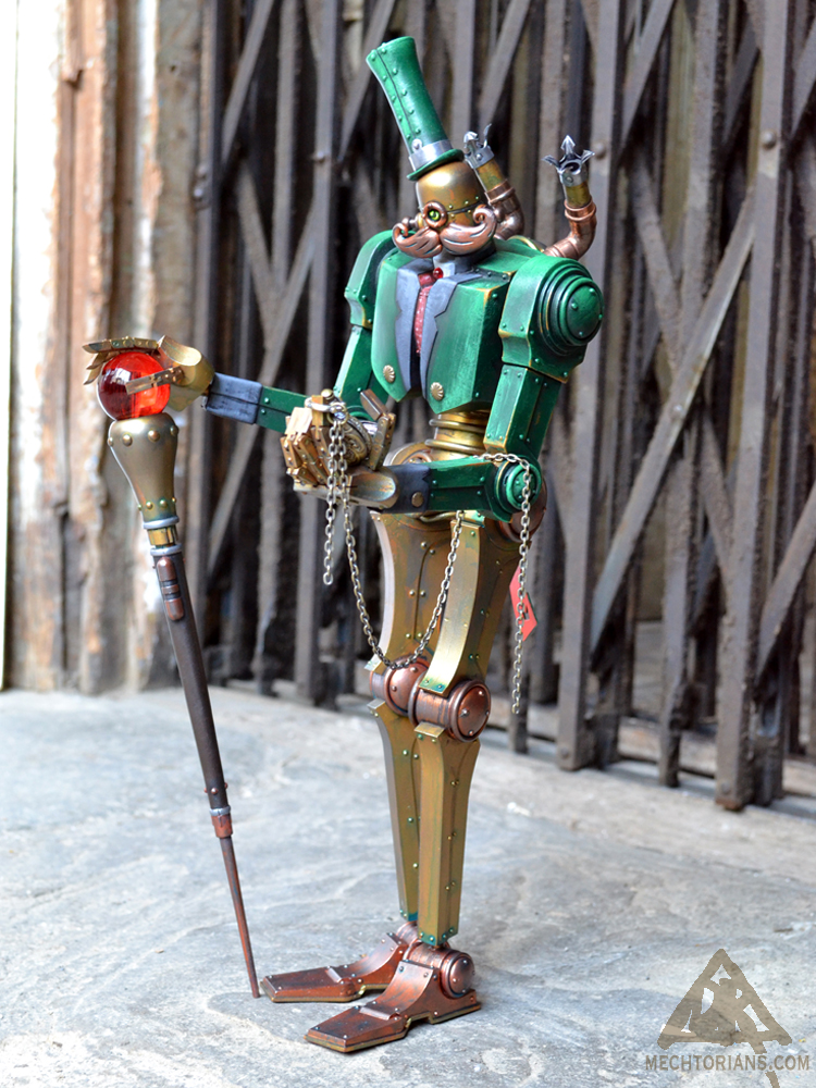 Ernest Longfellow mechtorian customised toy by Doktor A.