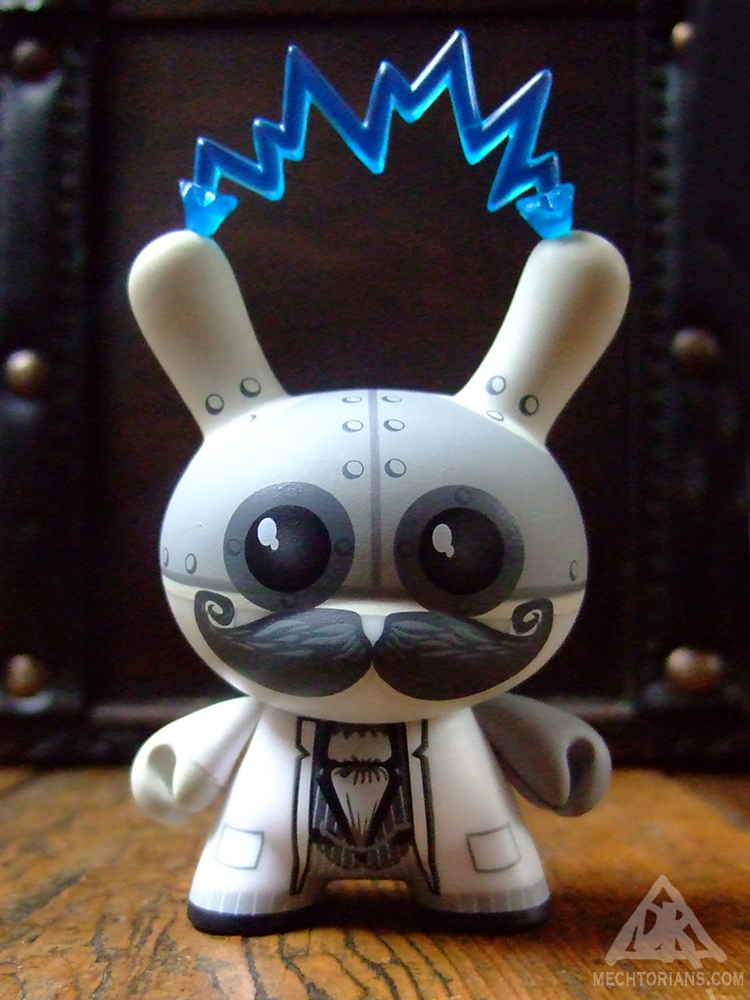Teslastein Dunny vinyl toy by Kidrobot and Doktor A.