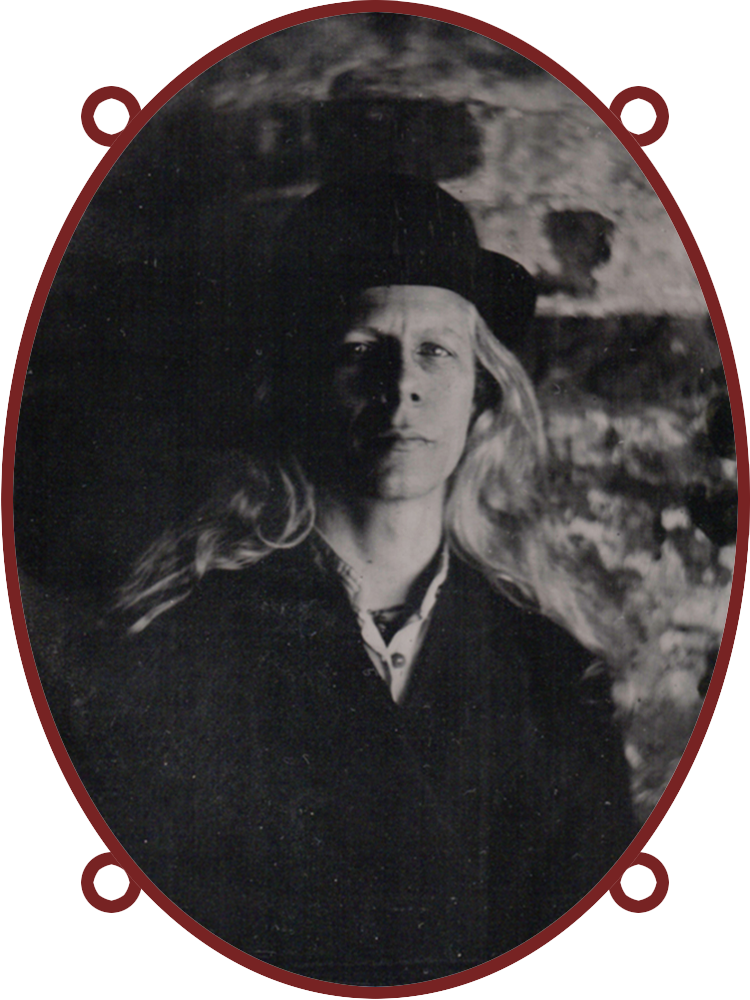 Doktor A (Bruce Whistlecraft) Creator of the Mechtorians. Tintype image by Michele Selway