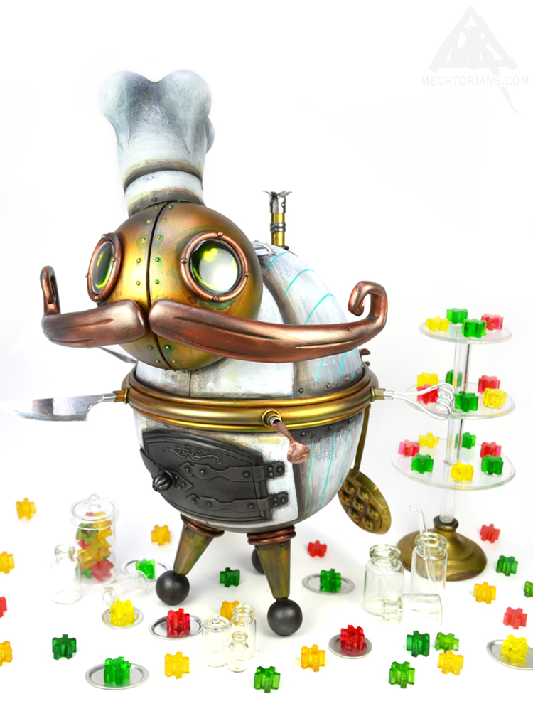 The Confectioner Mechtorian cook sculpture by Doktor A.