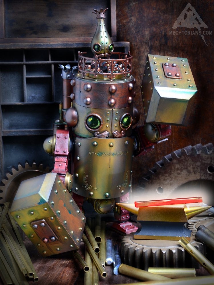 Hammersmith Black Smith Mechtorian Robot figure customised 3A toy by Doktor A.