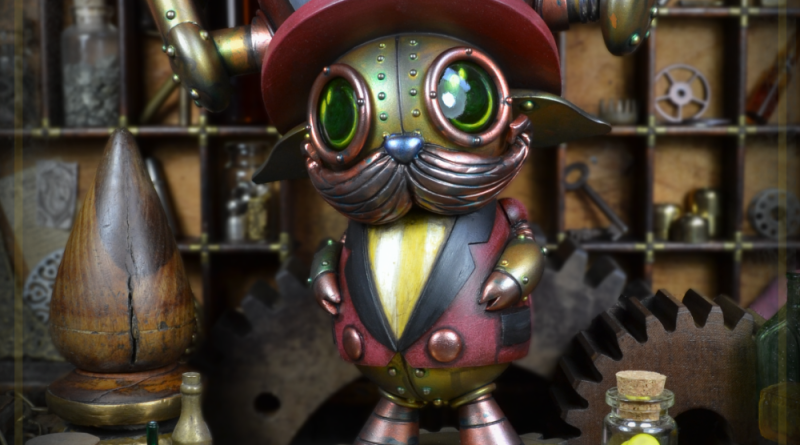 Anthony T Chopper. Mechtorian sculpture created by Doktor A. Bruce Whistlecraft. Inspired by the anime One Piece. 2019.