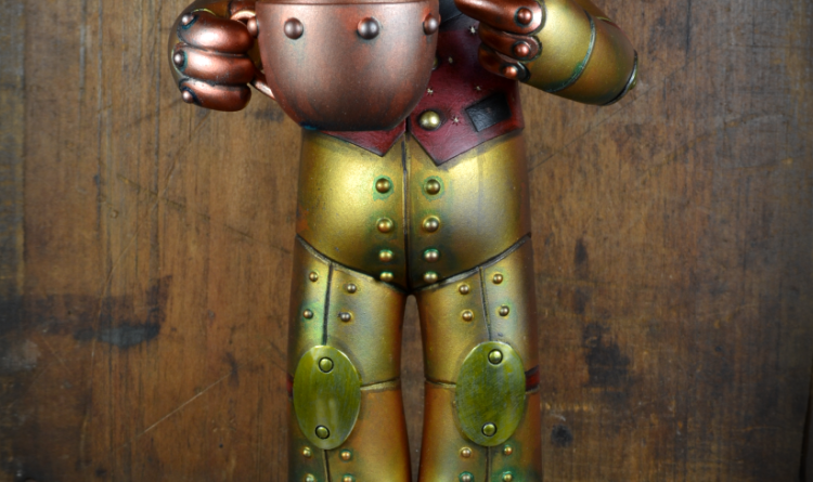 A Lovely Day. Mechtorian customised Luck Chueh Bear from Munkyking toys. By Doktor A, Bruce Whistlecraft.