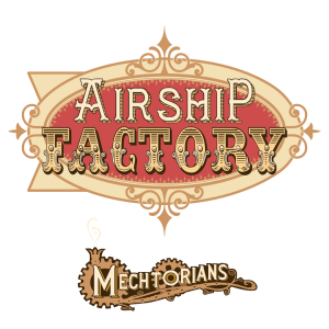 The “Airship Factory” Customised Janky series.Customised Janky art toy from superplastic. By Doktor A, Bruce Whistlecraft. 2020. Logo.