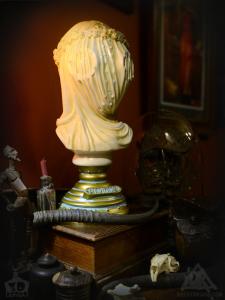 Anesthesia White Vinyl Mechtorian Bust. By Doktor A and 3D Retro.