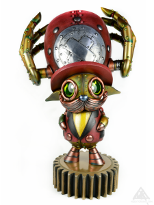 Anthony-T-Chopper-FrontAnthony T Chopper.Mechtorian sculpture created by Doktor A. Bruce Whistlecraft.Inspired by the anime One Piece.2019.
