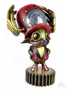 Anthony-T-Chopper-Front-RightAnthony T Chopper.Mechtorian sculpture created by Doktor A. Bruce Whistlecraft.Inspired by the anime One Piece.2019.