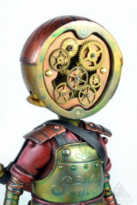 Clockwork-Katana-Gear-Face-MidClockwork Katana.Customised Kid Katana resin figure from 2PetalRose by Doktor A. Bruce Whistlecraft.2021