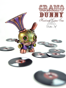 Gramophone Customised Dunny Series. By Doktor A. Bruce Whistlecraft.2019.Series-Info-WEB