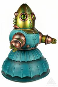Lady Nosuke.Mechtorian customised toy by Doktor A.Bruce Whistlecraft.2023.Right Turn.