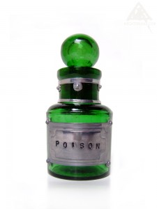 Vintage Poison Bottles. 